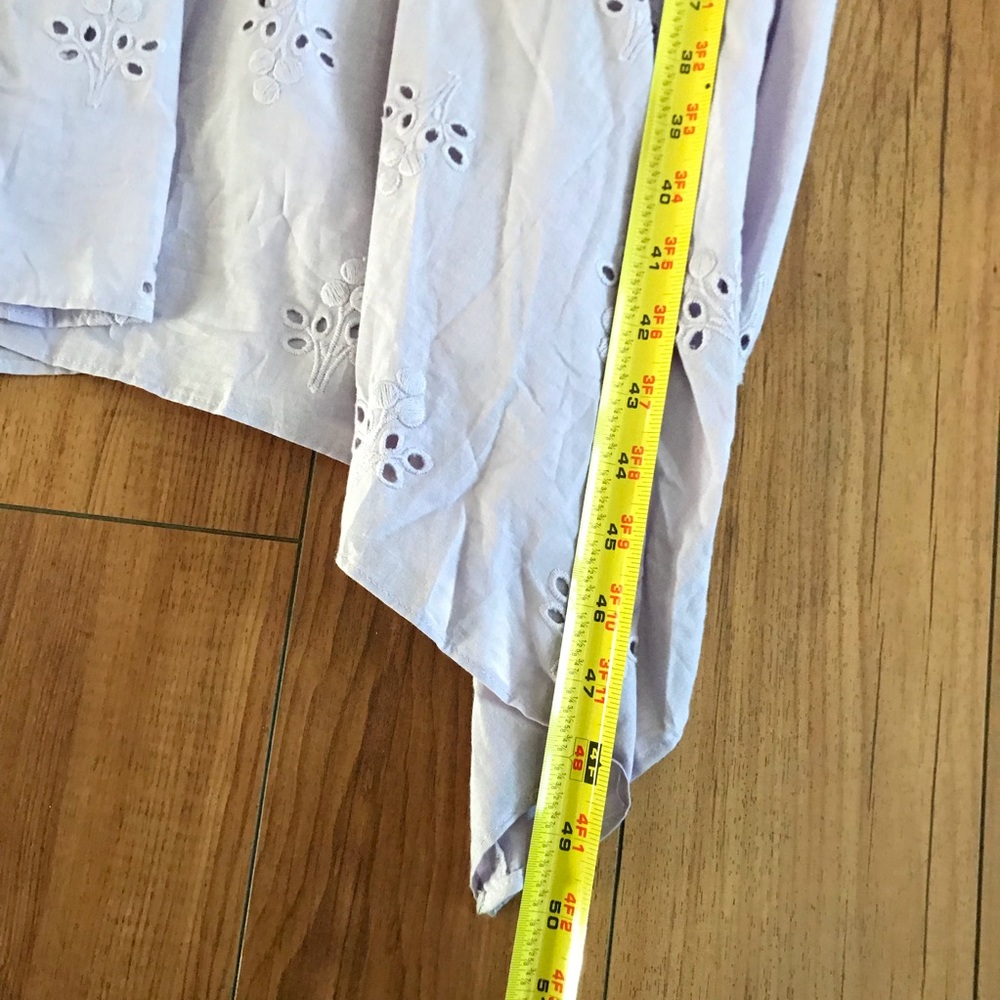 NWT WAYF Lavender Purple Asymmetrical Midi Dress - Picture 7 of 8